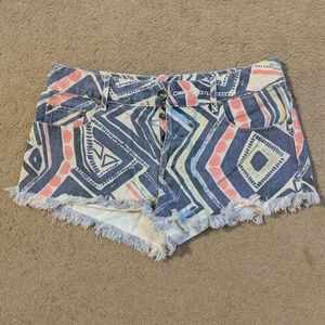 Multi-colored Roxy shorts